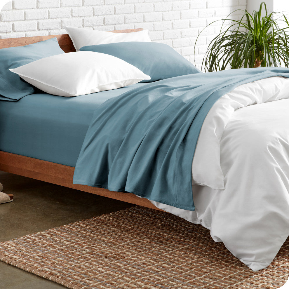 1800 Microfiber Sheet Set, Coronet Blue, Full