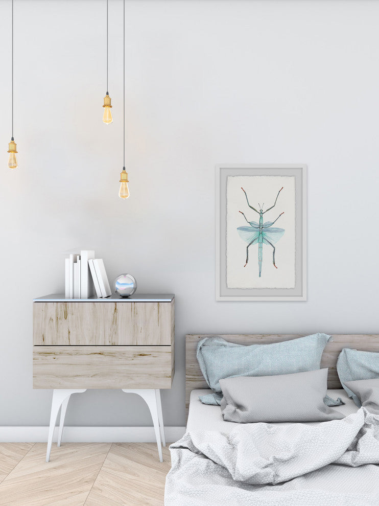"Green Walking Stick" Framed Painting Print, 30"x45"