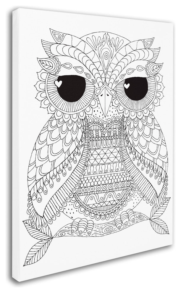 Hello Angel 'Owl Dude' Canvas Art, 19x14
