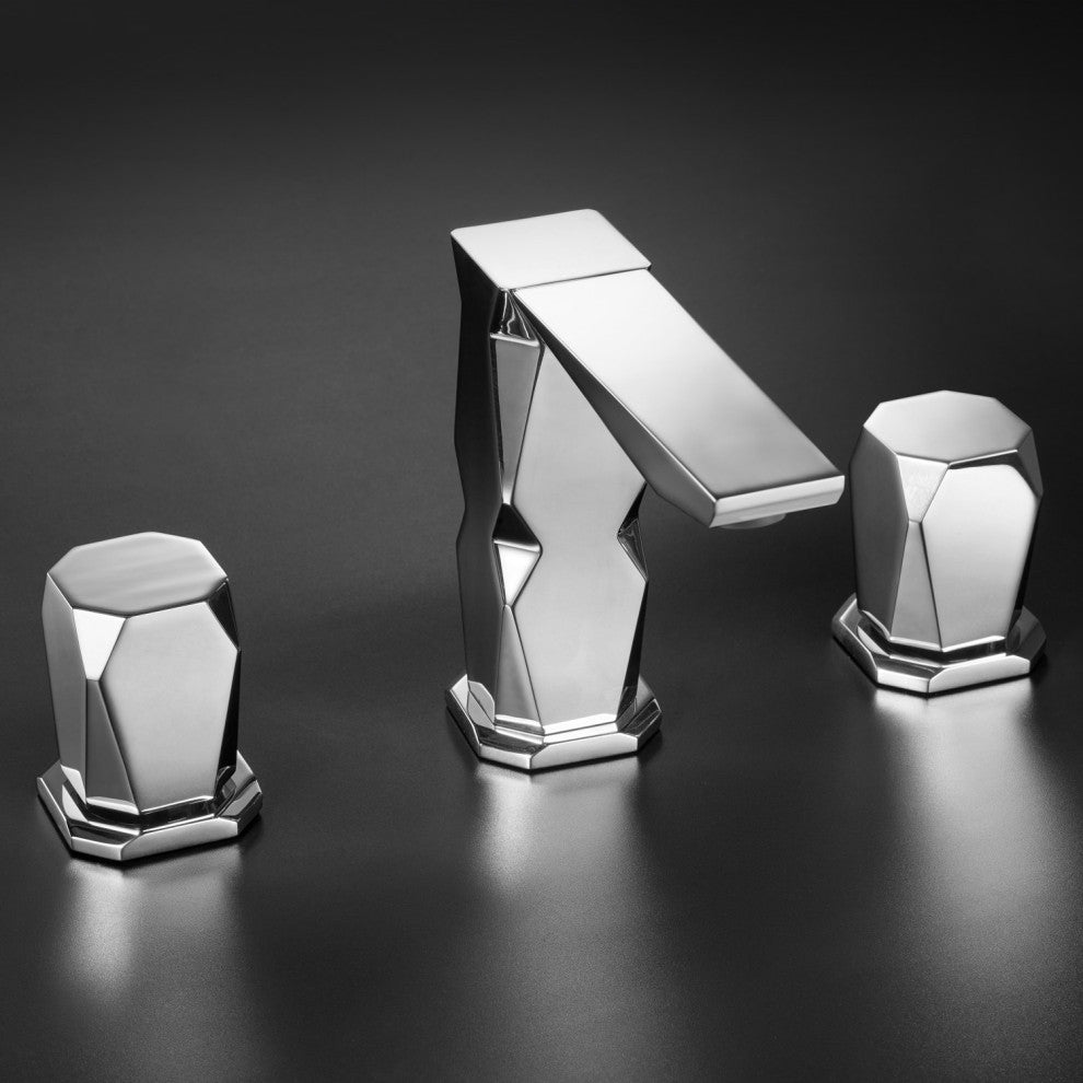 Ikon Luxe Bathroom Faucet, Polished Chrome, Without pop-up drain