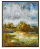 Uttermost 32323 Johns 52" x 42" Framed Landscapes Painting - Multicolored