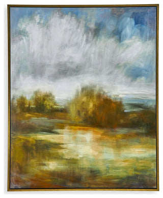 Uttermost 32323 Johns 52" x 42" Framed Landscapes Painting - Multicolored