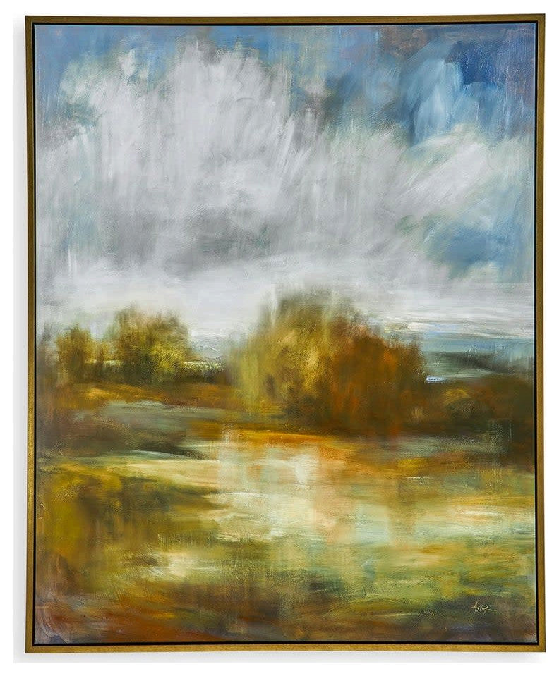 Uttermost 32323 Johns 52" x 42" Framed Landscapes Painting - Multicolored