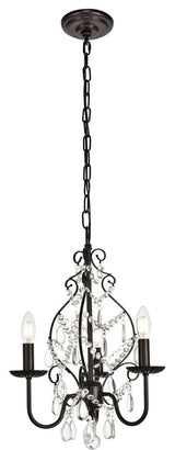 Living District LD5003D15ORB Orchid 3-Light Pendant