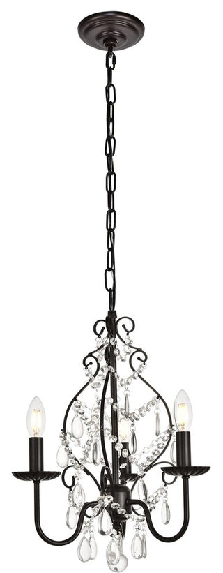 Living District LD5003D15ORB Orchid 3-Light Pendant