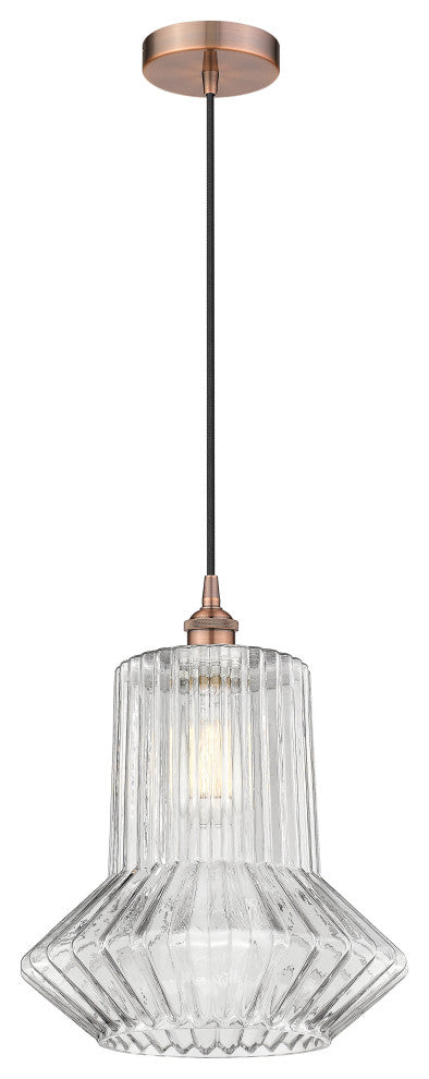 Innovations 616-1P-AC-G212-LED 1-Light Mini Pendant, Antique Copper