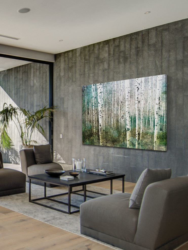 "Aspen Green" Fine Art Canvas Print, 36"x24"