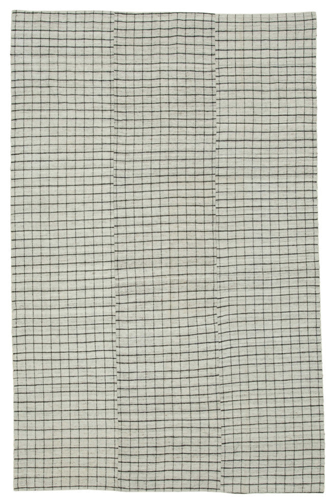 Rug N Carpet - Handmade Oriental 6' 7'' x 10' 3'' Contemporary Wool Kilim Rug