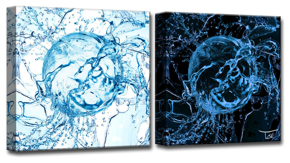 Ready2Hangart ''Aqueous Trance Xix-Ab'' By Tristan Scott Canvas Art Set, 2 Panels