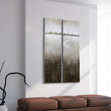 Listlessness Textured Metallic Hand Painted Wall Art by Martin Edwards