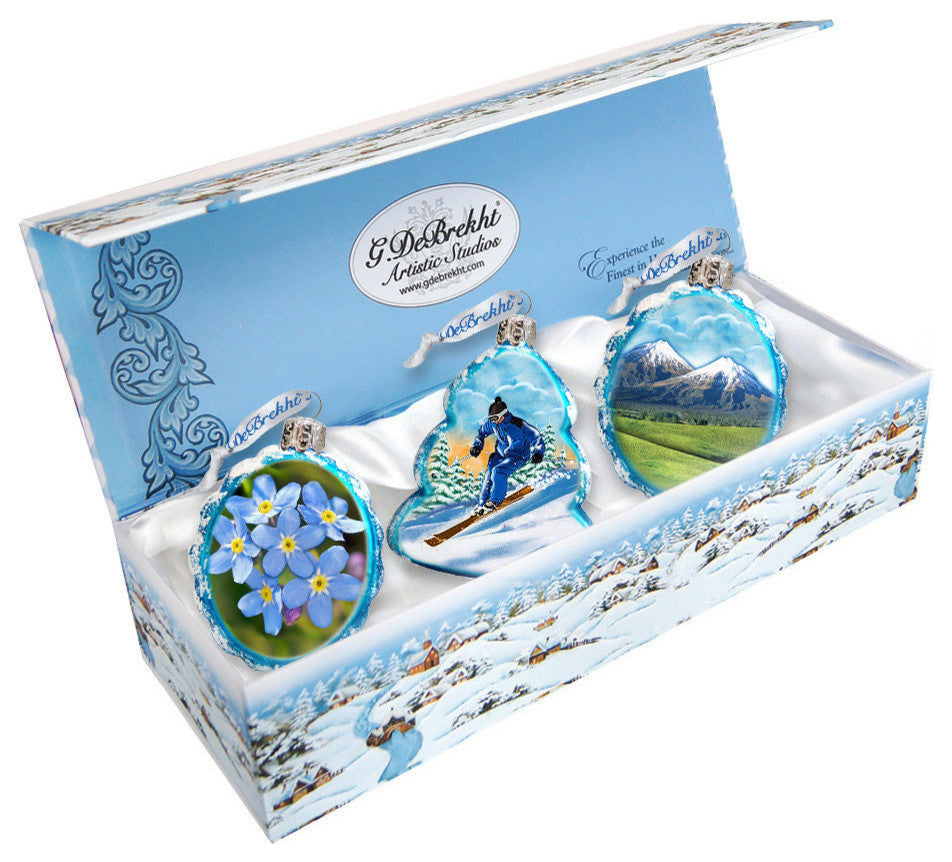 Arctic, Set of 3 Ornament