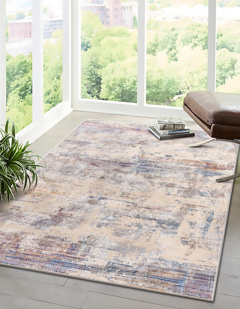 Unique Loom Cloud Deepa Rug, Multi, 4'x5'10"