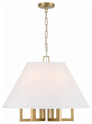Libby Langdon for Crystorama Westwood 6-Light Vibrant Gold Chandelier