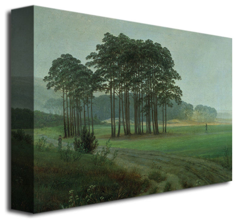'Midday, 1820-25' Canvas Art by Caspar Friedrich