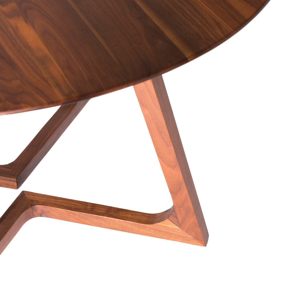 Godenza Dining Table Round, Walnut