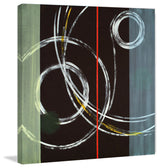 "Circle Swirl" Painting Print on Canvas