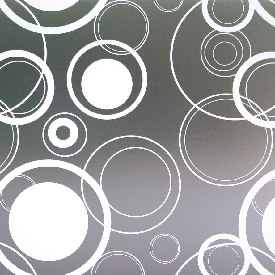 Retro Dots Privacy Window Film, Large 48"x84"