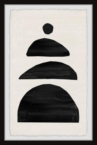 "Border Barriers" Framed Painting Print, 16x24