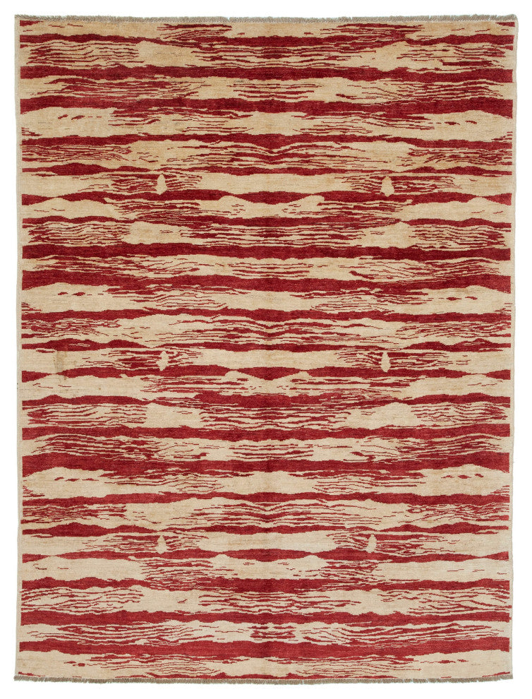 Rug N Carpet - Handmade Oriental 5' 8" x 7' 8" One-of-a-Kind Oushak Area Rug