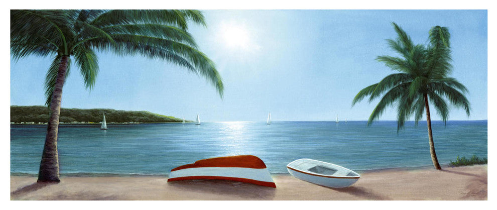 "Here We Are" Digital Paper Print by Diane Romanello, 42"x18"