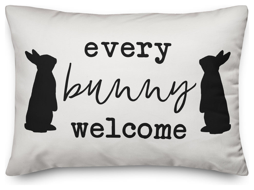 Every Bunny Welcome 14x20 Lumbar Pillow Cover