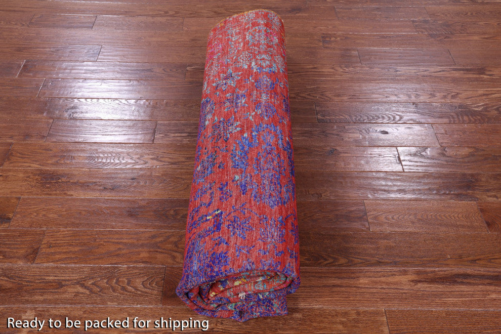 8' 1" X 10' 0" Persian Hand Knotted Wool and Silk Rug Q11851