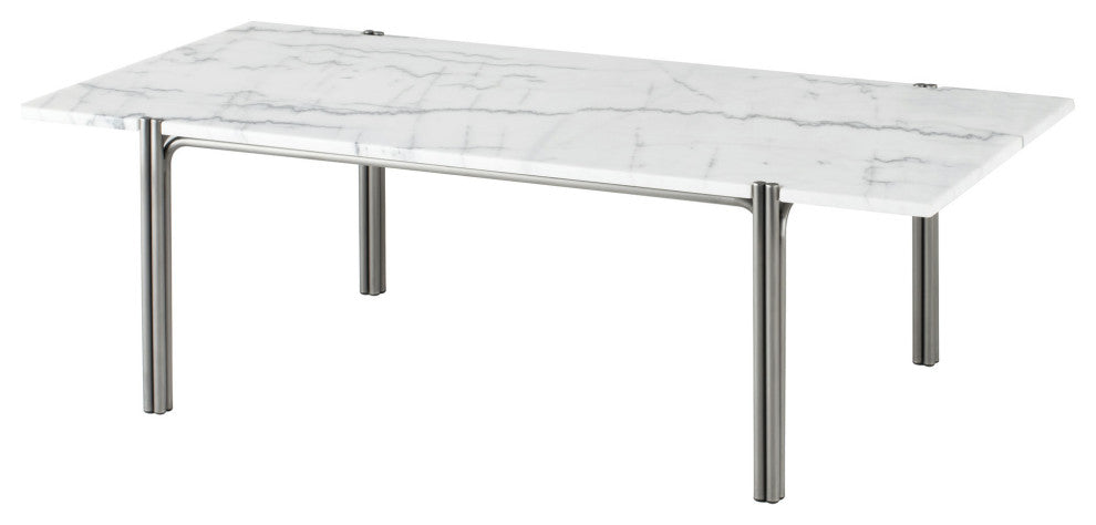 Sussur White Stone Coffee Table, HGNA571