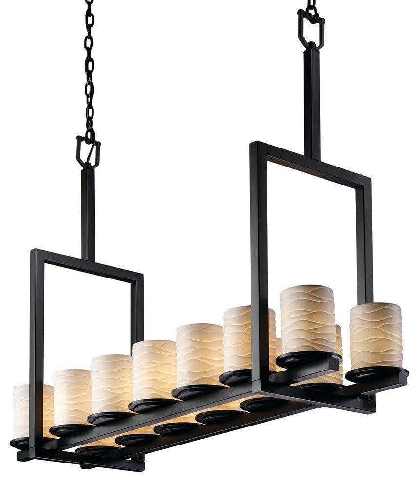 Dakota 14-Light Bridge Chandelier (Tall)