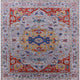 Ahgly Company Indoor Square Mid-Century Modern Area Rugs, 7' Square