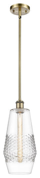 Innovations 516-1S-AB-G682-7-LED 1-Light Mini Pendant, Antique Brass