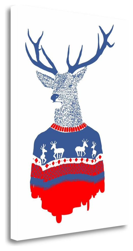 "Ugly Winter Pullover" By Robert Farkas, Giclee Print on Gallery Wrap Canvas