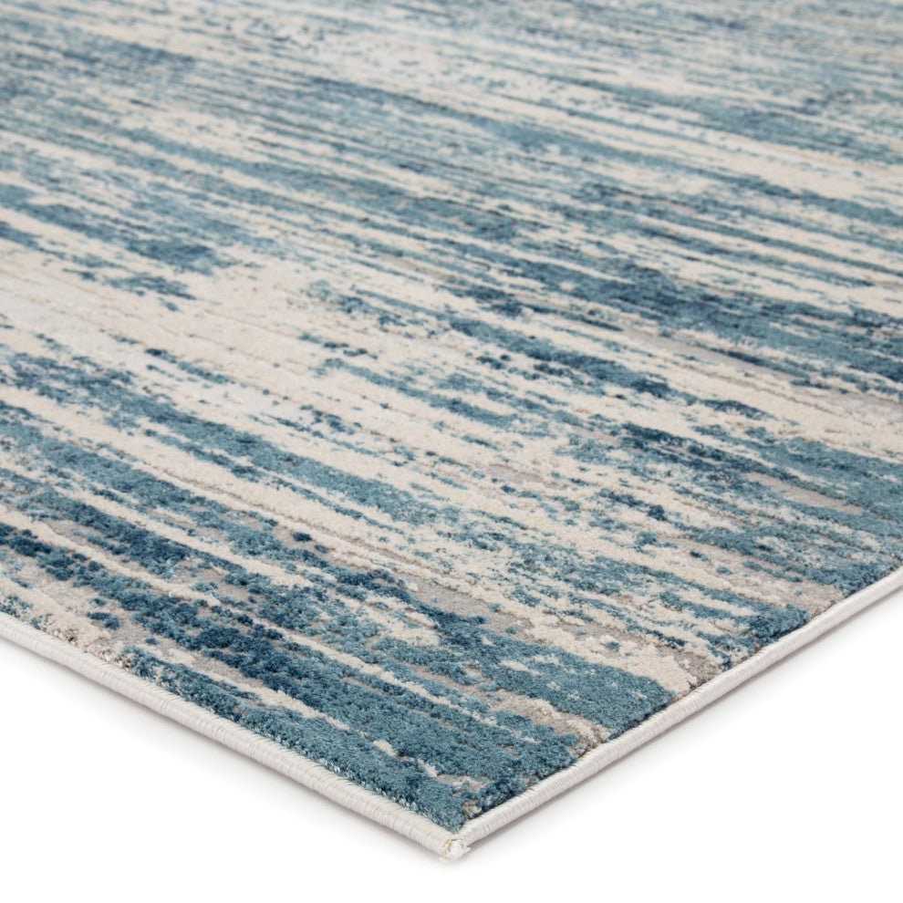Jaipur Living Heaston Abstract Blue/ Ivory Area Rug 3'11"X5'11"