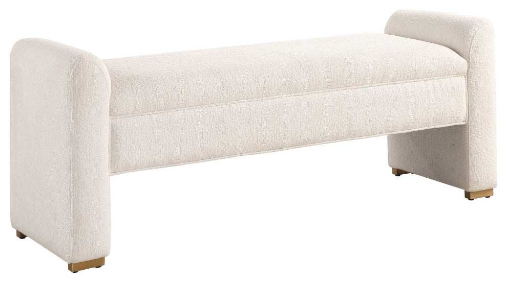 Uttermost Caliste Ivory Bench
