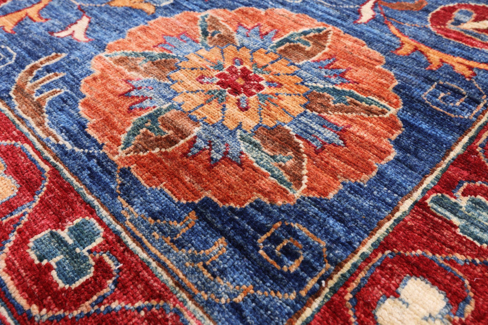 William Morris Hand-Knotted Wool Rug 6' 9" X 10' 0" Q5183