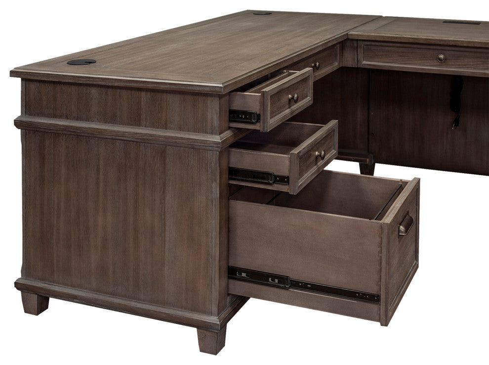 Martin Furniture Carson Desk and Return