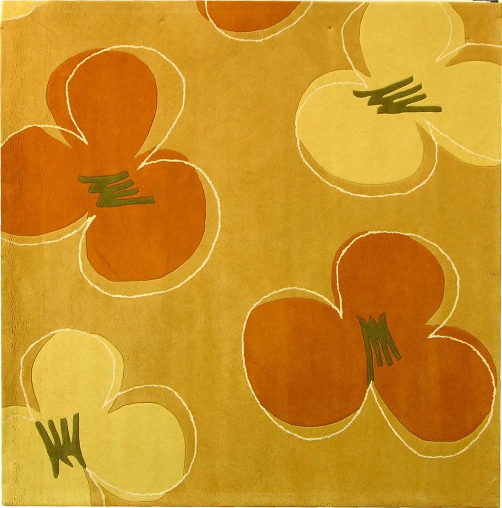 Safavieh Soho SOH302A 6'' Square Gold Rug