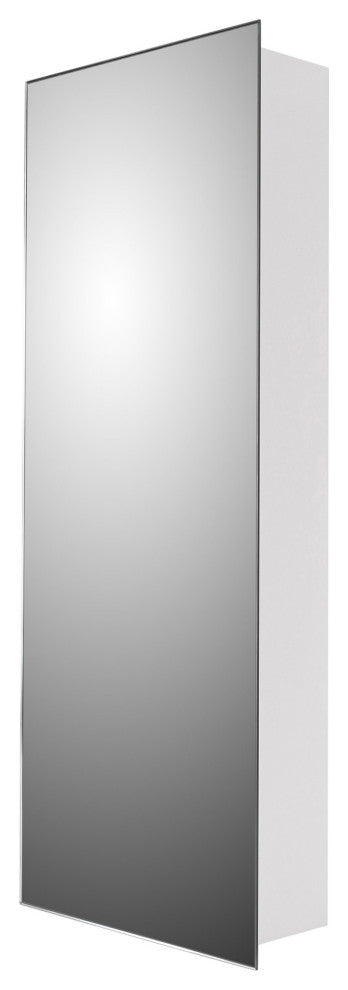 Deluxe Series Medicine Cabinet, 12"x36", Polished Edge, Surface Mount