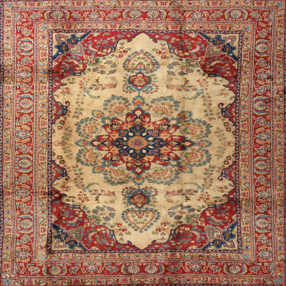 Ahgly Company Indoor Square Traditional Area Rugs, 8' Square