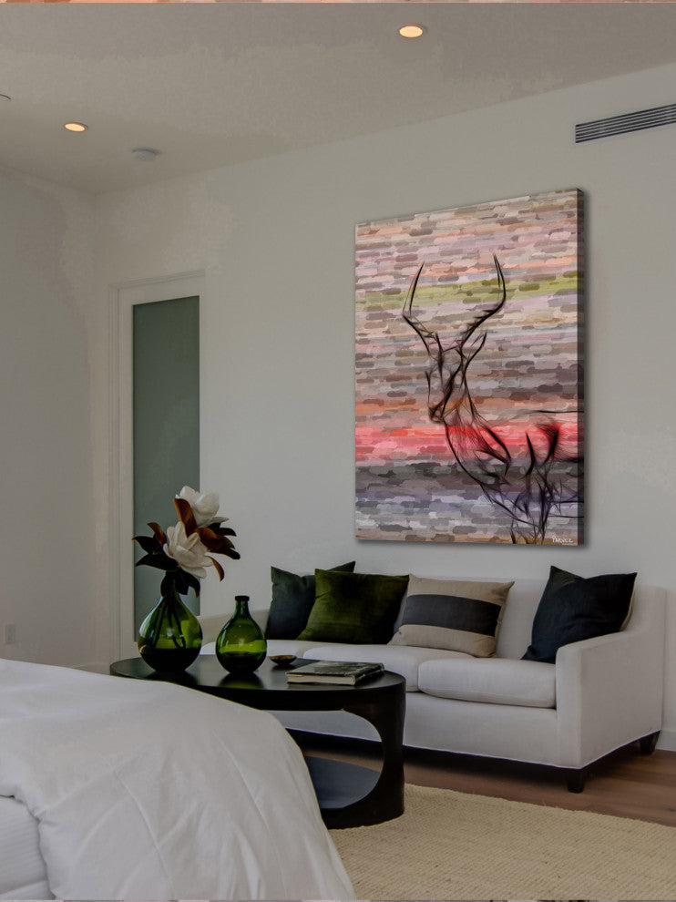 "Antelope" Print on Canvas, 24"x36"