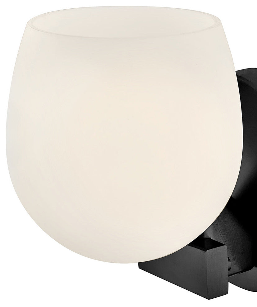 Hinkley Mae Small Single Light Sconce, Black