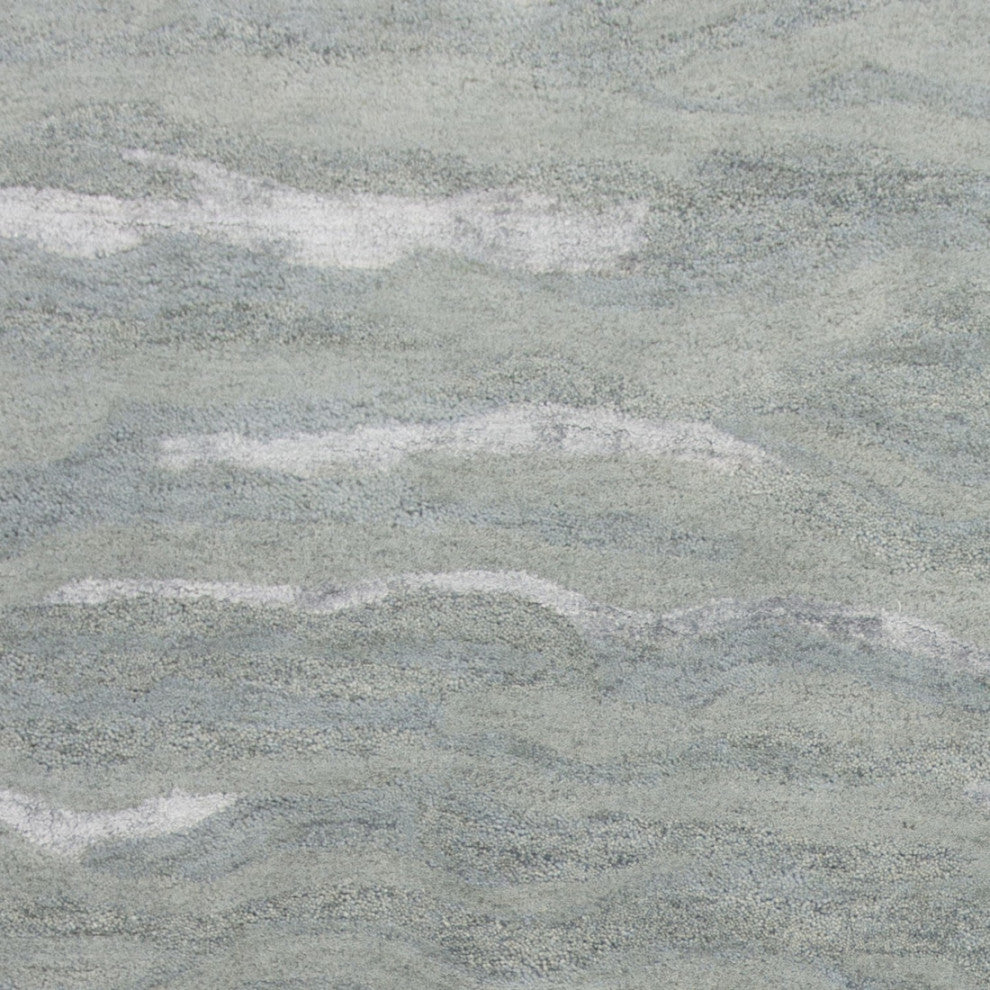 KAS Serenity 1253 Slate Breeze Area Rug, 5'x7'