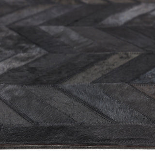 Meir Handmade Area Rug Black, 8' 0" X 10' 0"