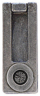 Shield Door Knocker, Polished Pewter
