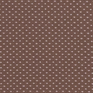 HERCULES 18.5'W Church Chair in Brown Dot Fabric,Book Rack - Gold Vein Frame