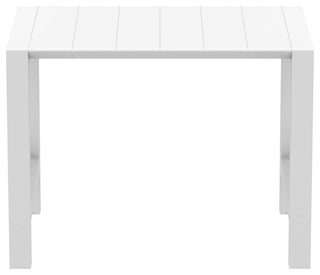 Vegas Bar Table 39"-55" Extendable Table, White