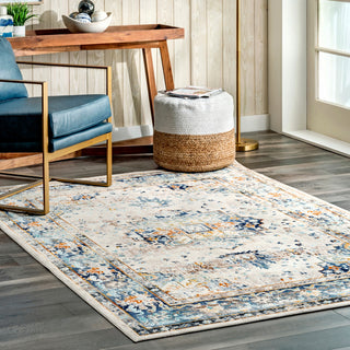 Nuloom Ainsley Fading Token Traditional Vintage Area Rug, Blue 10'x14'