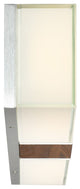 Vigo 27" LED Bathroom Vanity and Wall-Light 3000K, Dark Walnut