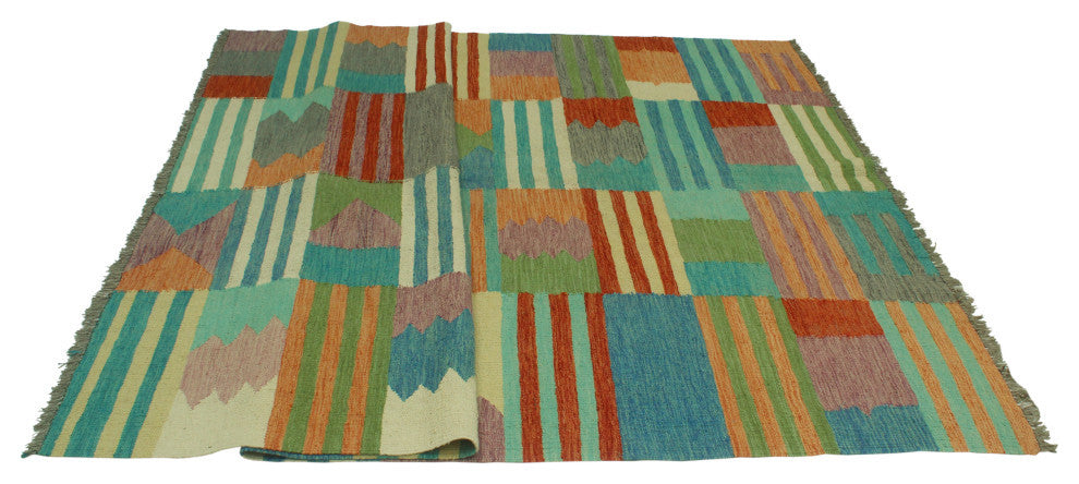 Winchester Kilim Babu Red/Beige Rug, 6'11x9'7