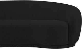 Hyde Boucle Fabric Upholstered, Black, Sofa
