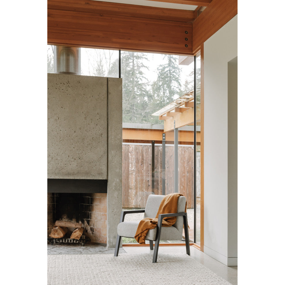 First of A Kind Fox Chair Beach Stone Gray